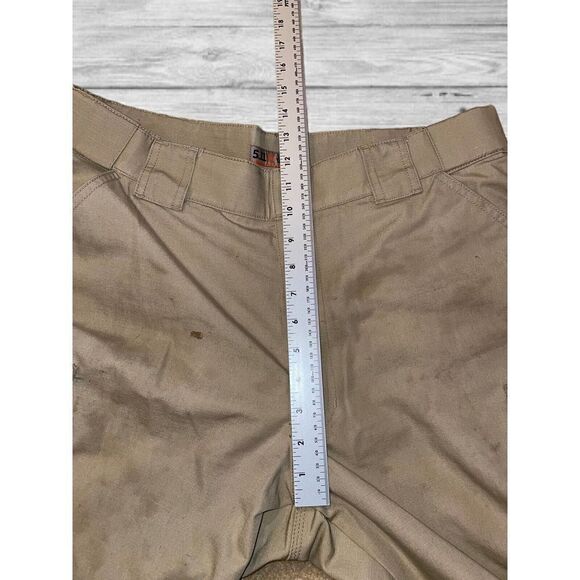 5.11 Tactical Tan Cargo Pants Womens Size Large Short (35x28) - Flaw - Picture 7 of 10